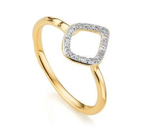 Gold Riva Mini Kite Stacking Ring Diamond - recommended by Erna Leon (Mercer7)