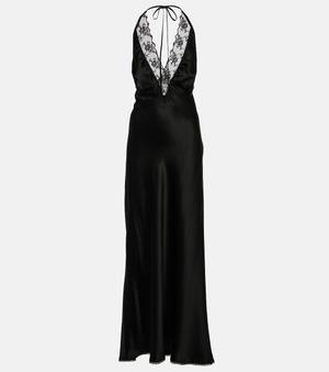 SIR Aries lace-trimmed silk gown - recommended by Débora  Rosa