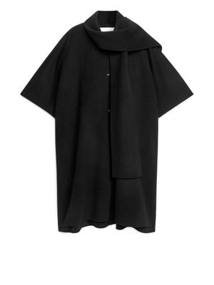 Wool Cape - Black - recommended by Alice