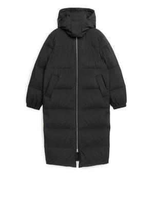 Long Down Puffer Coat - Black - recommended by Alice
