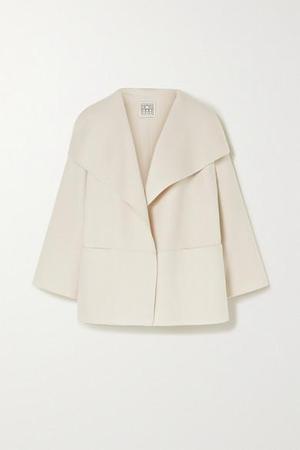 Totême - Annecy Wool And Cashmere-blend Jacket - Cream - recommended by Andrea Badendyck